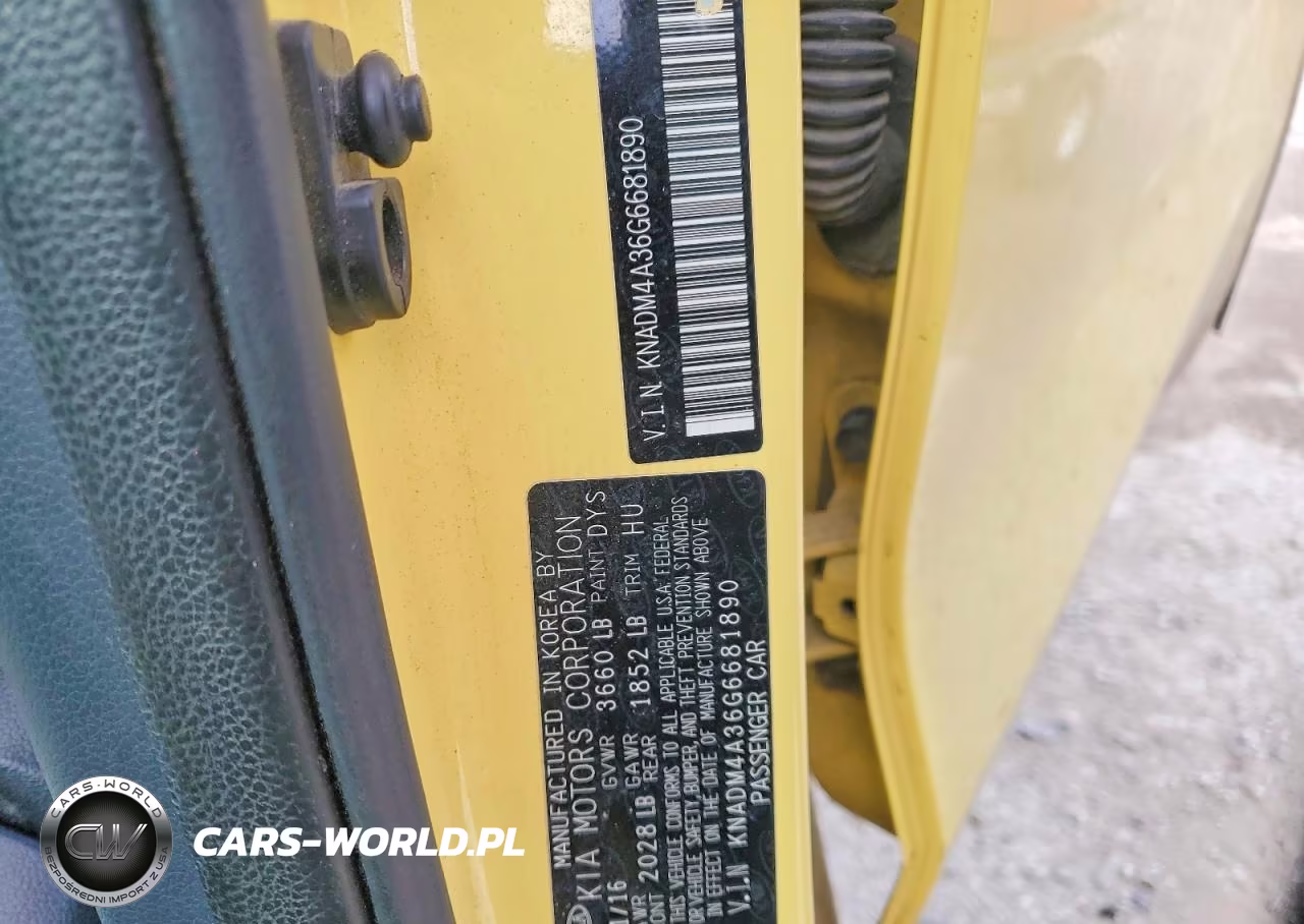 2016 Kia Rio Lx VIN:KNADM4A36G6681890 - 12