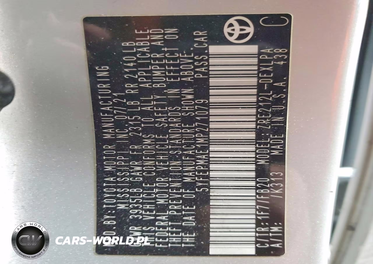 2021 Toyota Corolla Le VIN:5YFEPMAE1MP271079 - 13