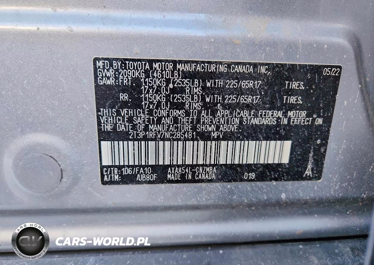 2022 Toyota Rav4 Xle VIN:2T3P1RFV7NC285481 - 13