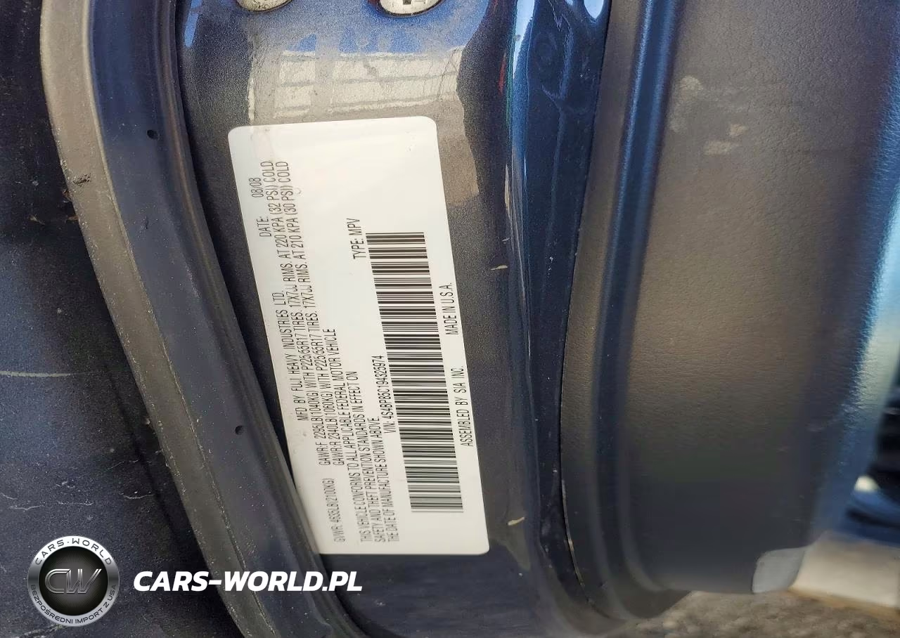 2009 Subaru Outback 3.0R VIN:4S4BP85C194325974 - 13