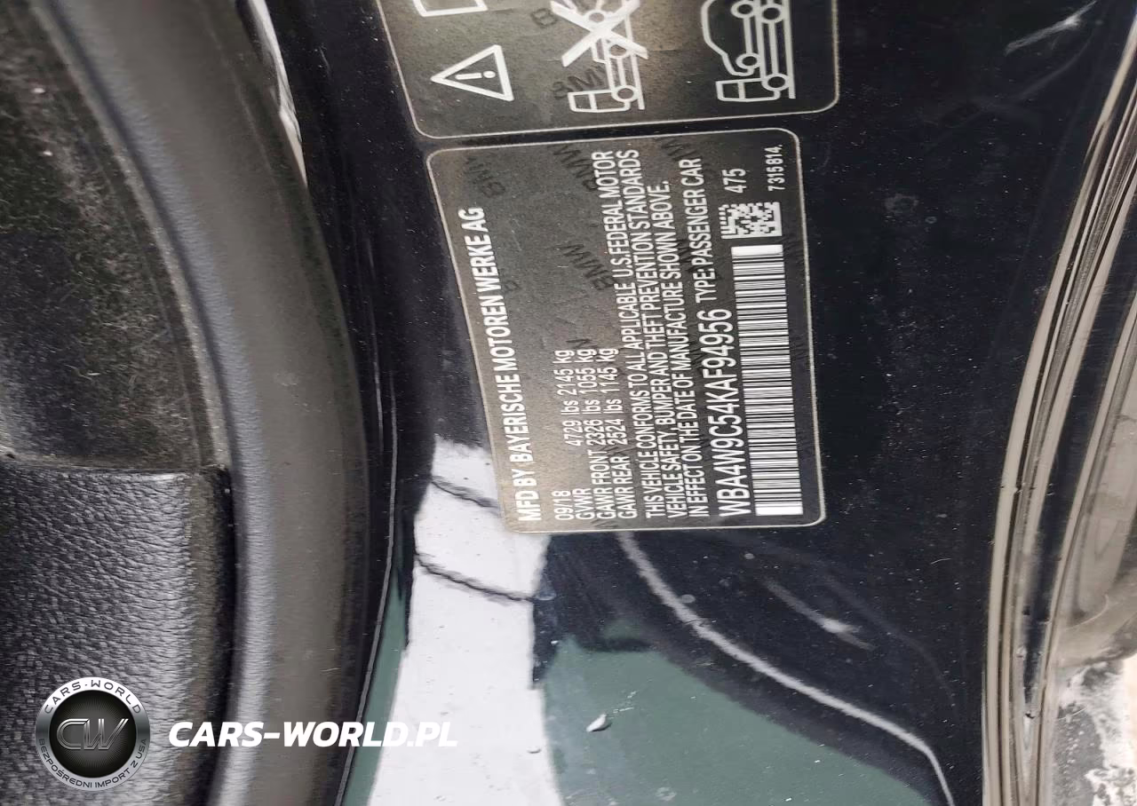 2019 BMW 440Xi VIN:WBA4W9C54KAF94956 - 12