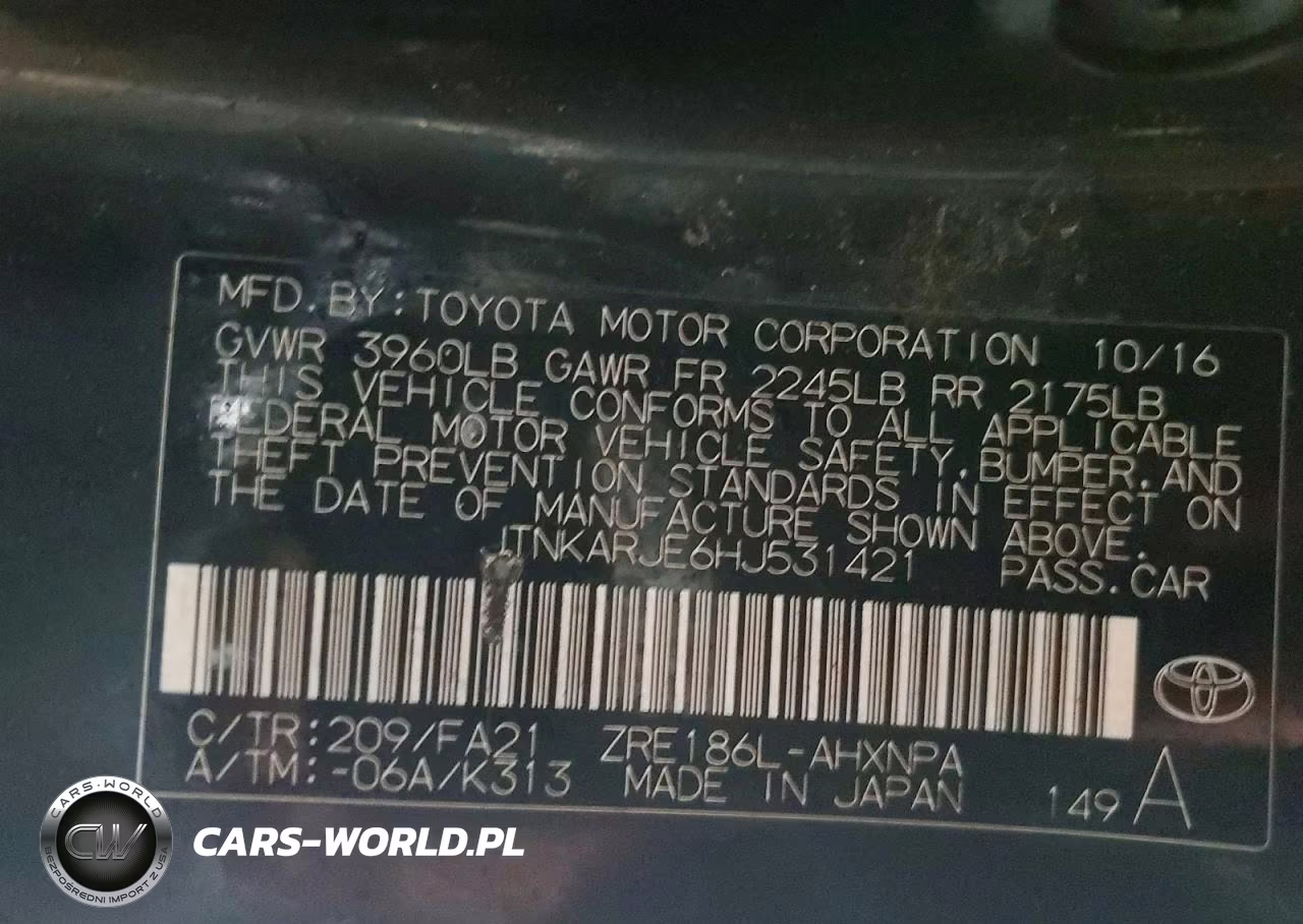 2017 Toyota Corolla Im Base VIN:JTNKARJE6HJ531421 - 13