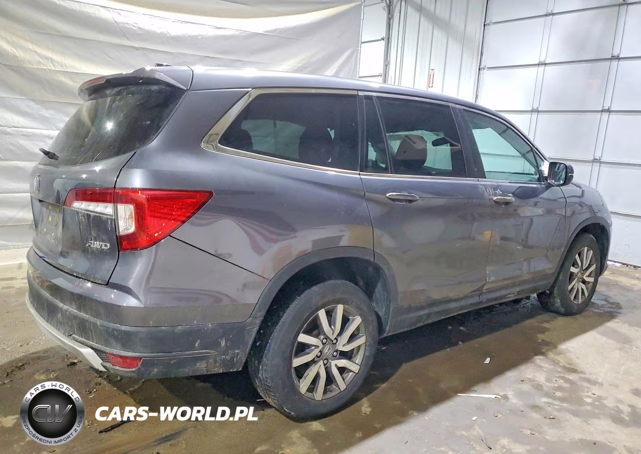 2021 Honda Pilot Ex VIN:5FNYF6H37MB070069 - 3