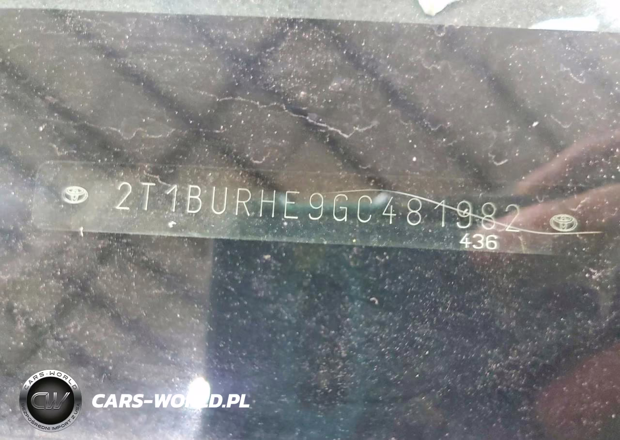 2016 Toyota Corolla Le VIN:2T1BURHE9GC481982 - 13