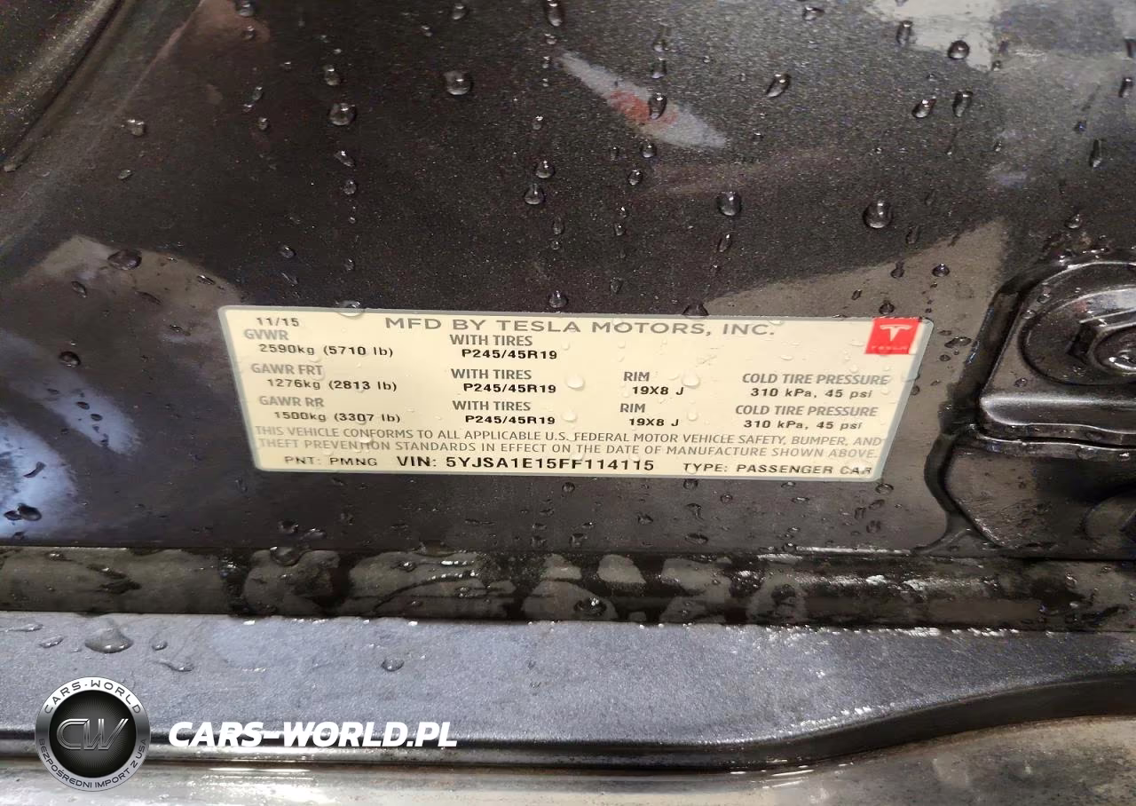 2015 Tesla Model S VIN:5YJSA1E15FF114115 - 12