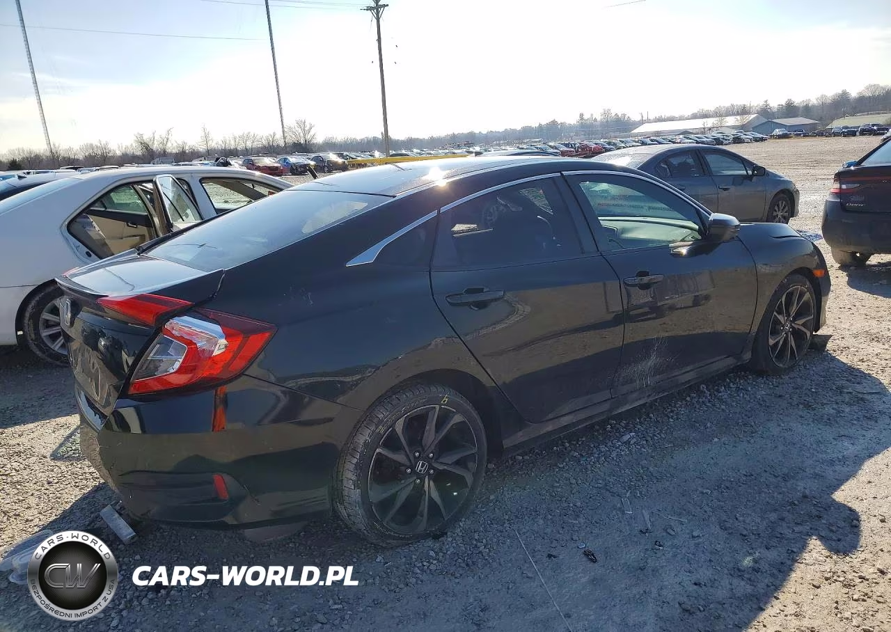 2020 Honda Civic Sport VIN:19XFC2F81LE009747 - 3