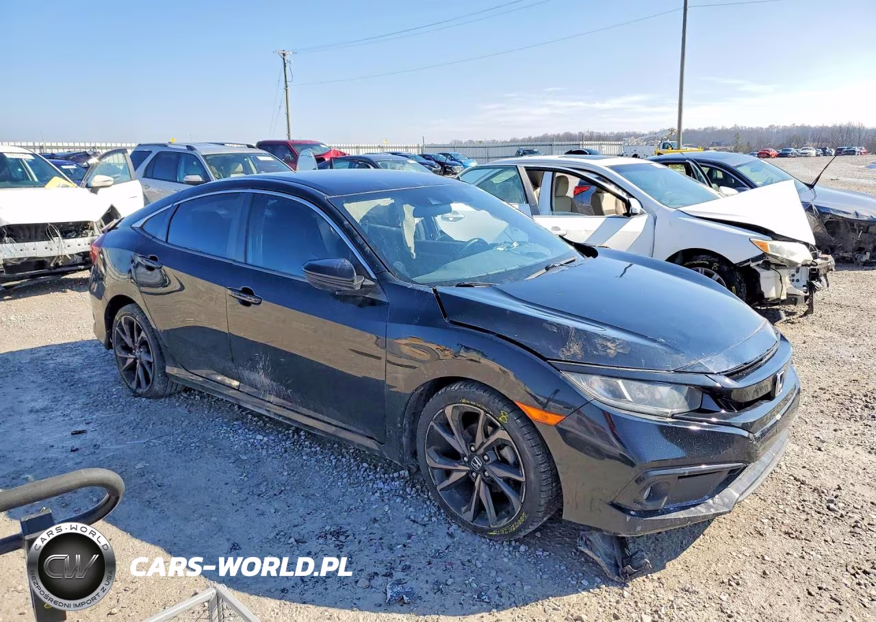 2020 Honda Civic Sport VIN:19XFC2F81LE009747 - 4