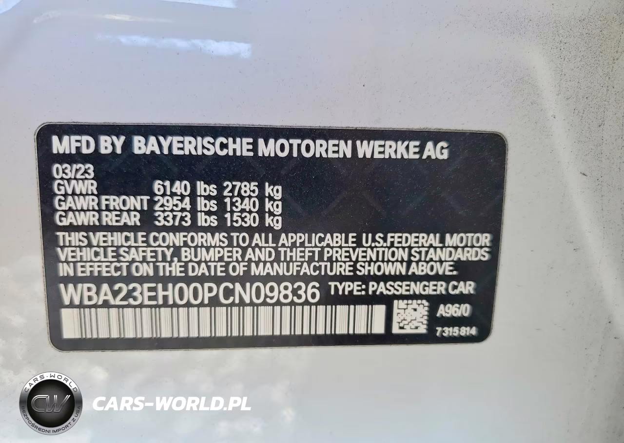2023 BMW 740 I VIN:WBA23EH00PCN09836 - 12