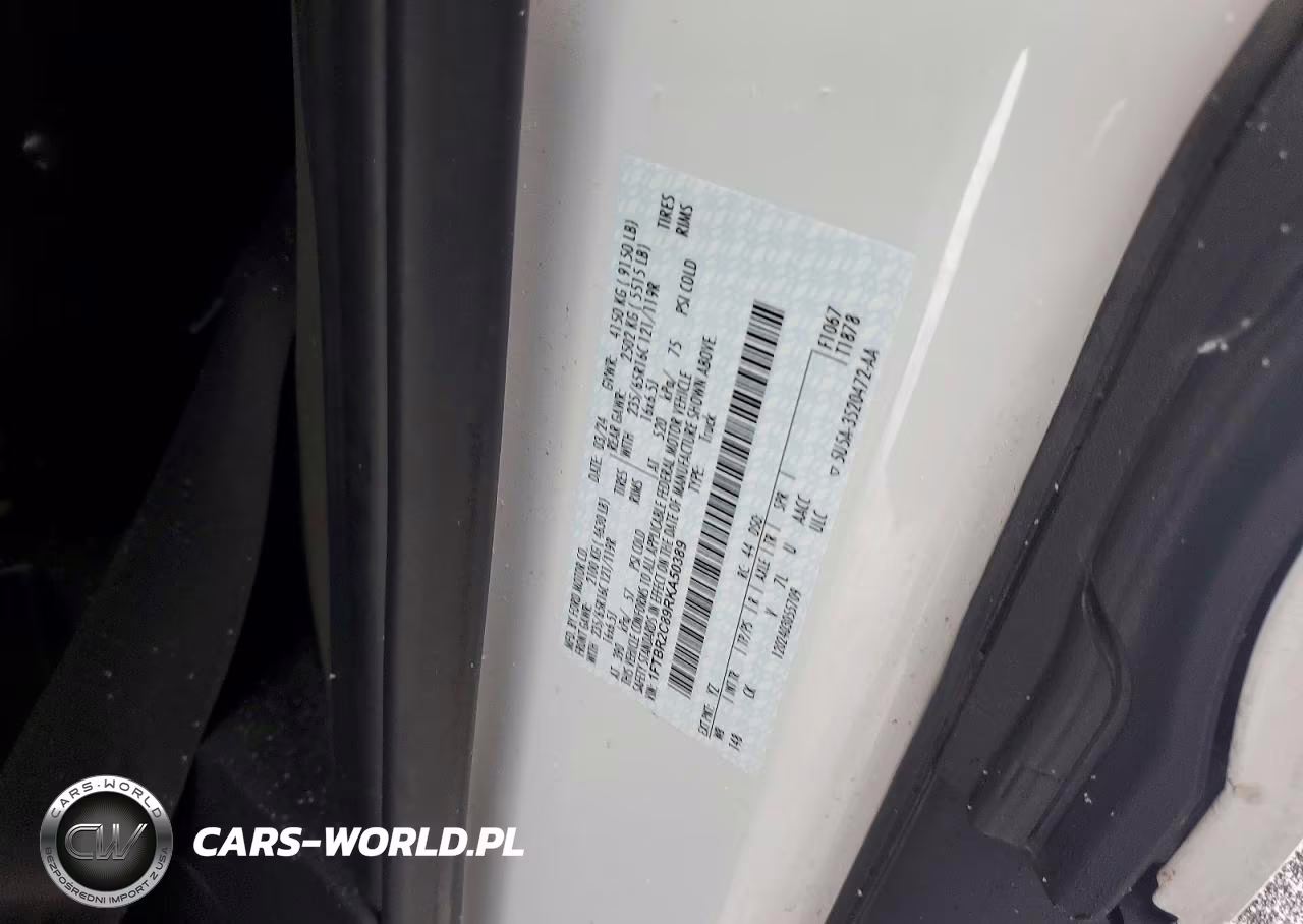 2024 Ford Transit T-250 Delivery Van VIN:1FTBR2C89RKA50389 - 13