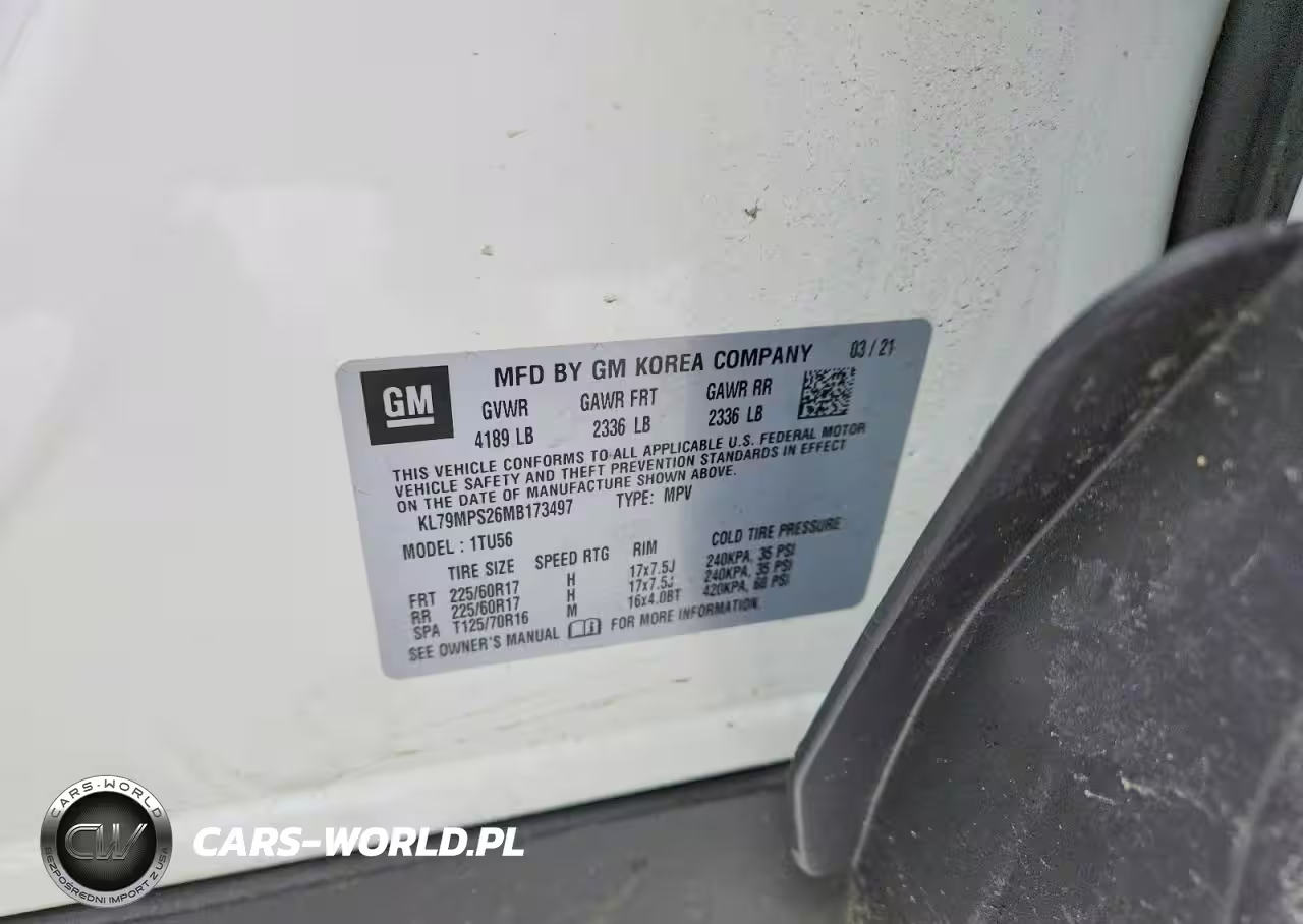 2021 Chevrolet Trailblazer Lt VIN:KL79MPS26MB173497 - 13