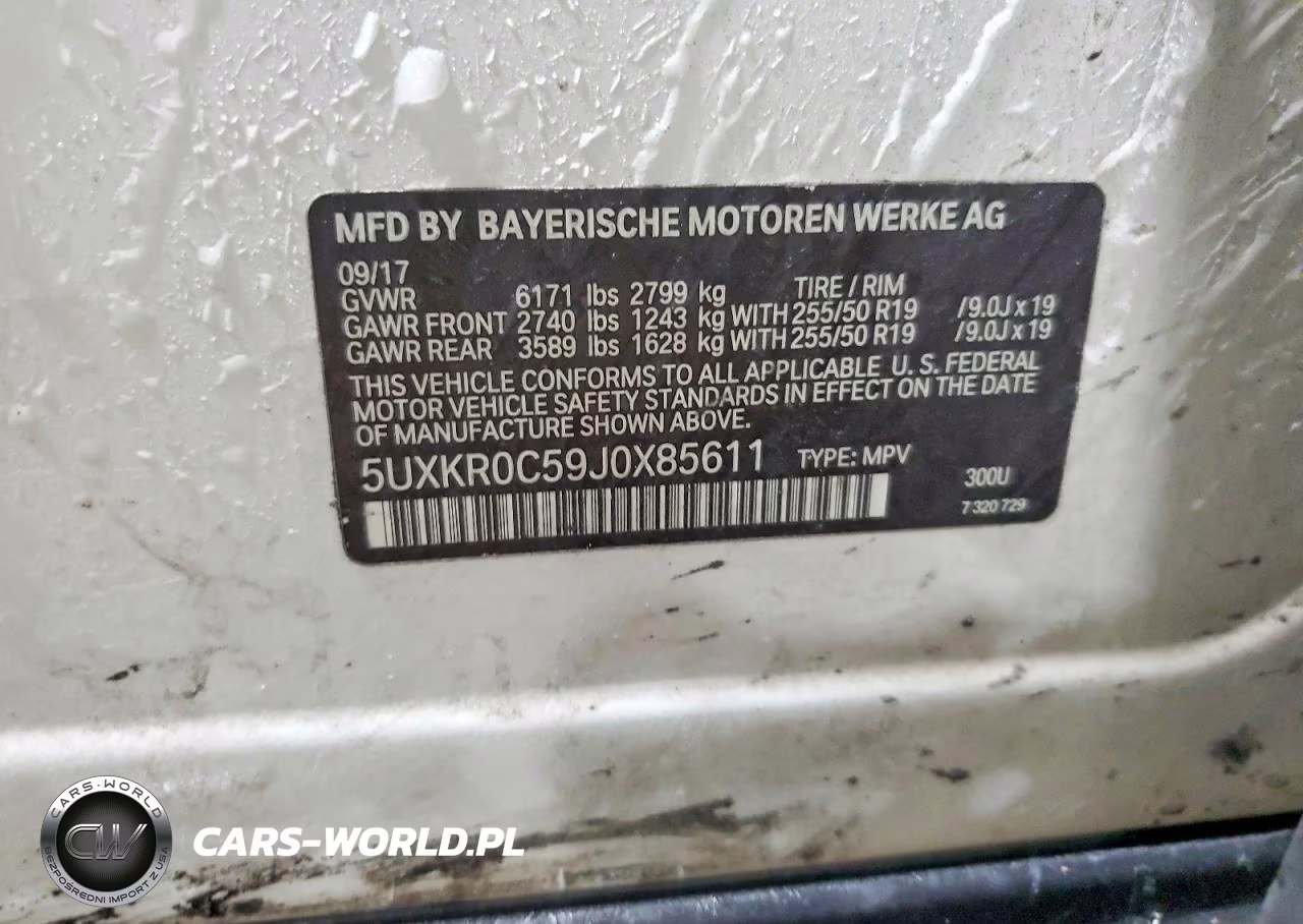 2018 BMW X5 xDrive35I VIN:5UXKR0C59J0X85611 - 12