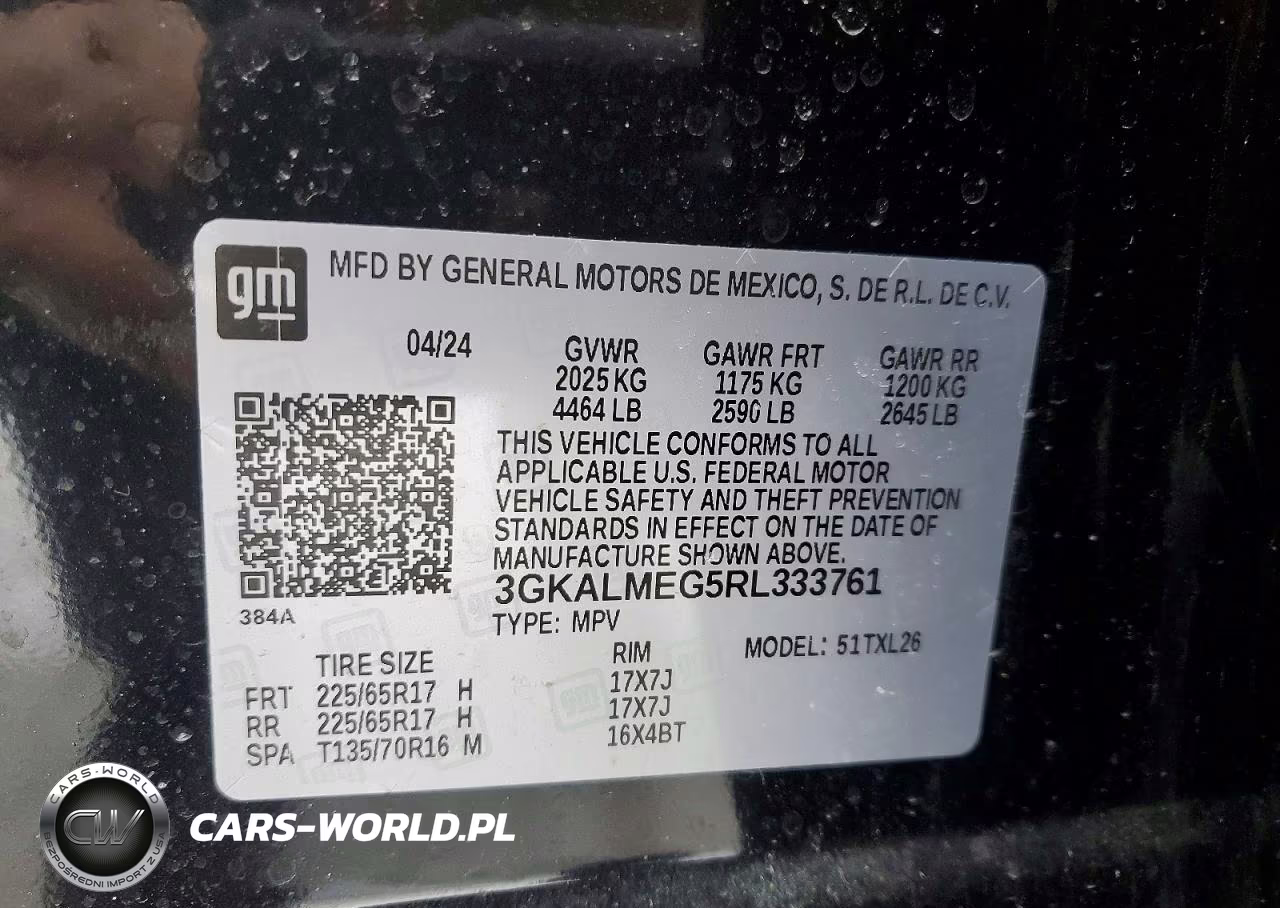 2024 GMC Terrain Sle VIN:3GKALMEG5RL333761 - 13