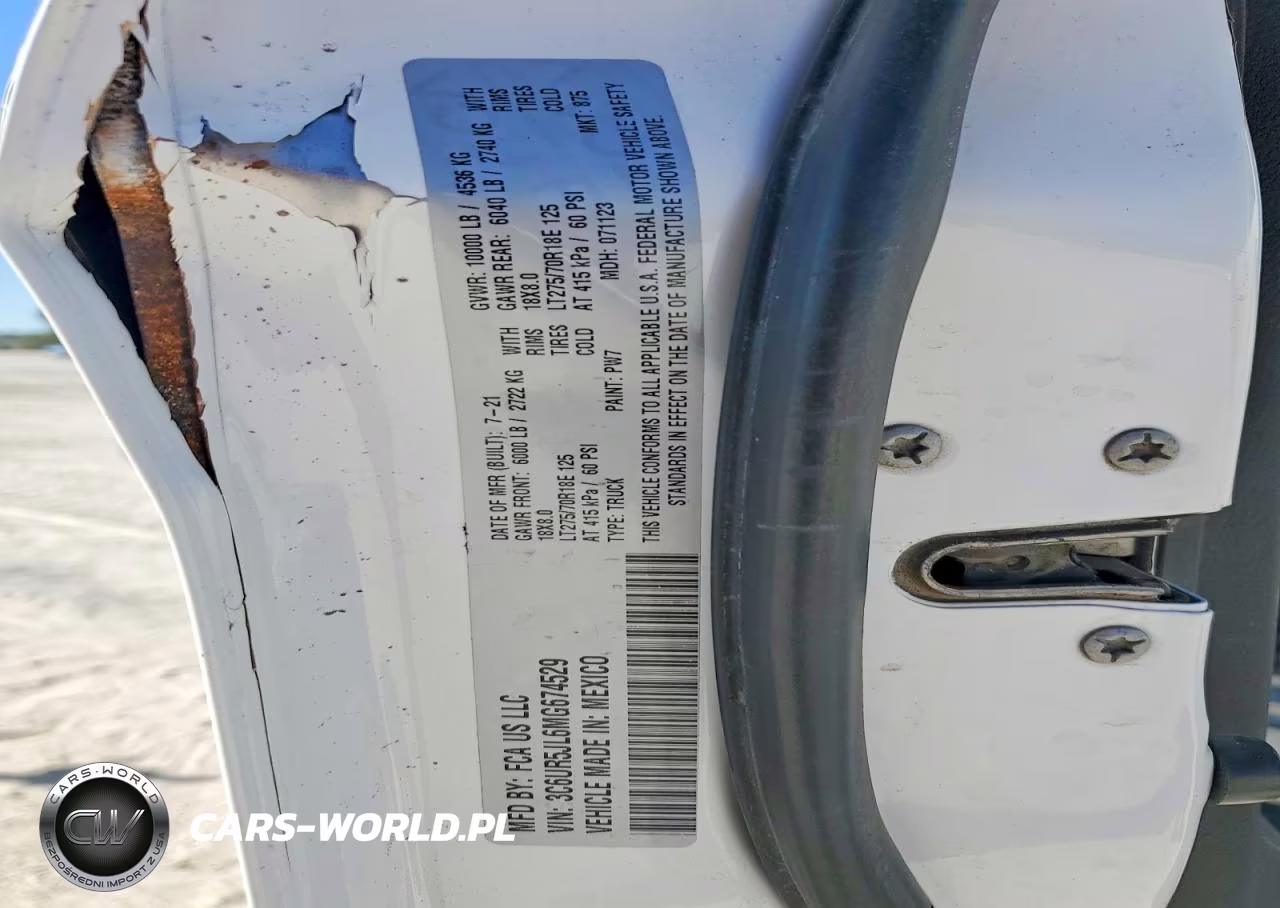 2021 Ram 2500 Big Horn VIN:3C6UR5JL6MG674529 - 12