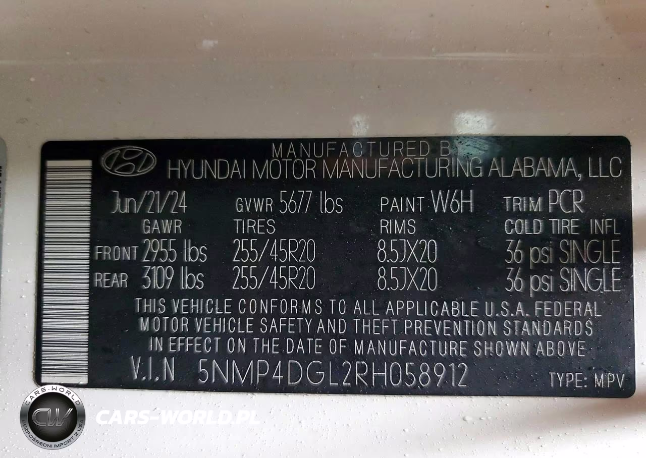 2024 Hyundai Santa Fe Limited VIN:5NMP4DGL2RH058912 - 14