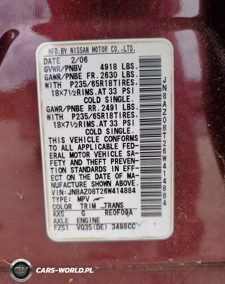 2013 Nissan Murano Sl VIN:JN8AZ08T26W414884 - 13