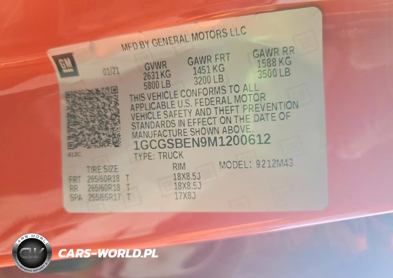 2021 Chevrolet Colorado VIN:1GCGSBEN9M1200612 - 12