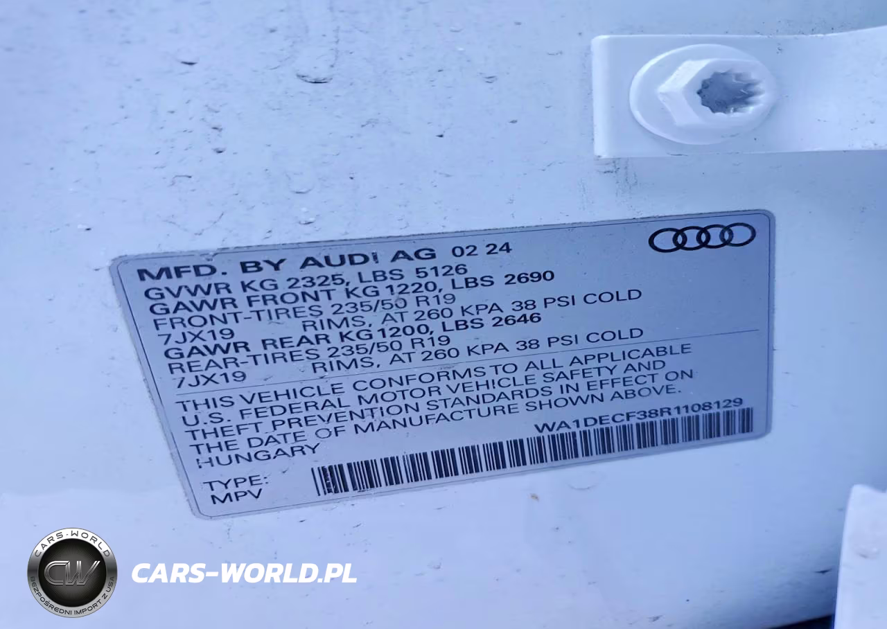 2024 Audi Q3 Premium S Line 45 VIN:WA1DECF38R1108129 - 13