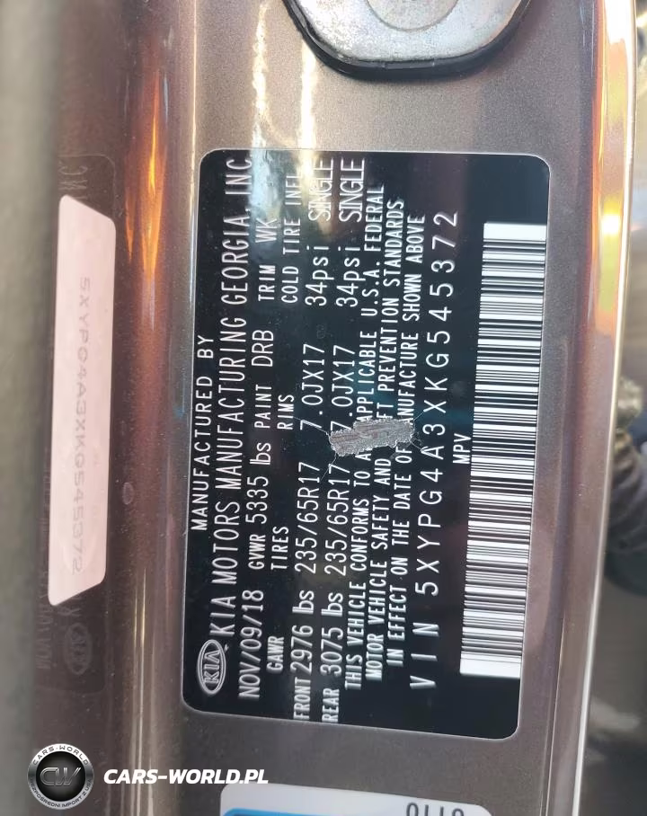 2019 Kia Sorento Lx VIN:5XYPG4A3XKG545372 - 13
