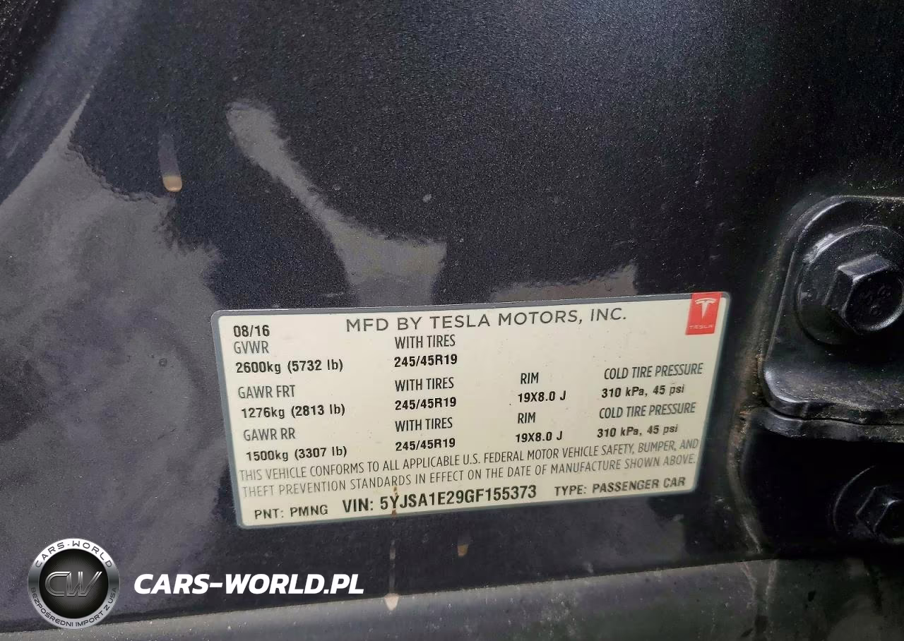2016 Tesla Model S VIN:5YJSA1E29GF155373 - 13