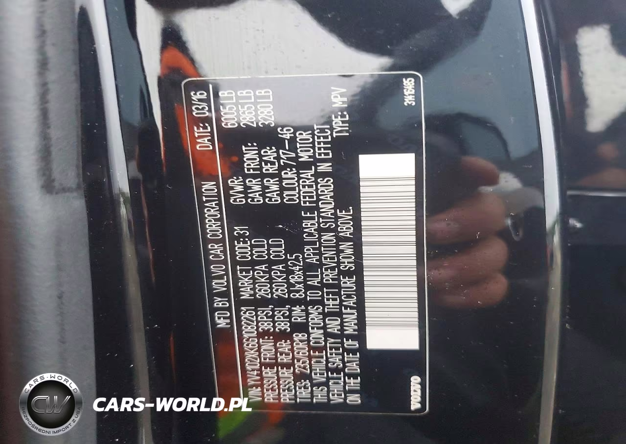 2016 Volvo Xc90 T5 VIN:YV4102XK6G1082261 - 12