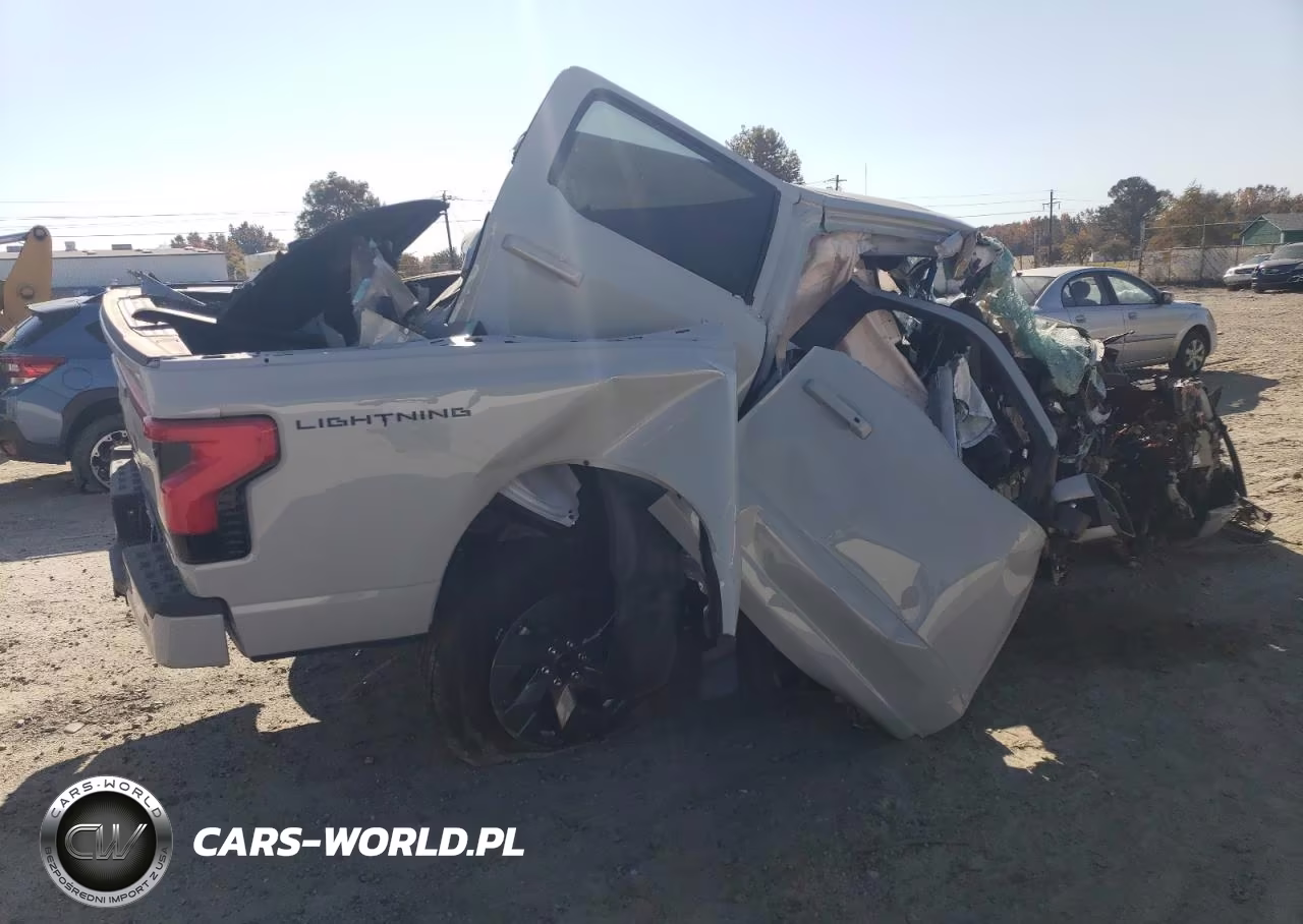 2023 Ford F150 Lightning Pro VIN:1FTVW1EL2PWG25343 - 3