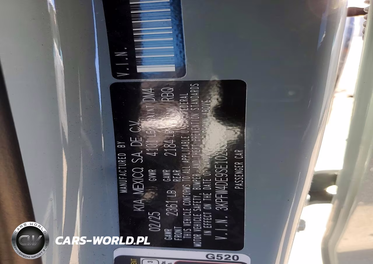 2025 Kia K4 Gt Line VIN:3KPFW4DE9SE102557 - 13