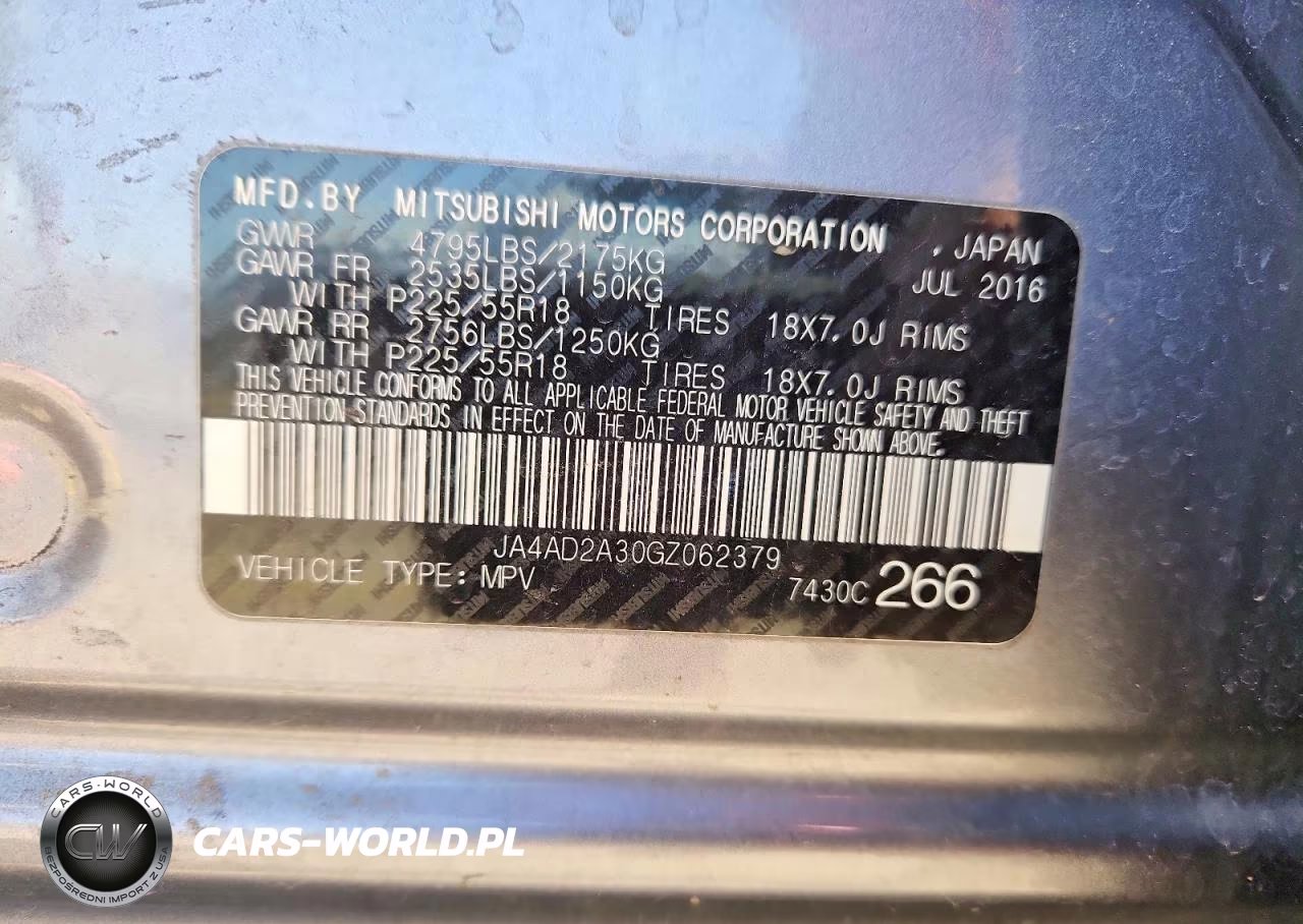 2016 Mitsubishi Outlander Es VIN:JA4AD2A30GZ062379 - 13