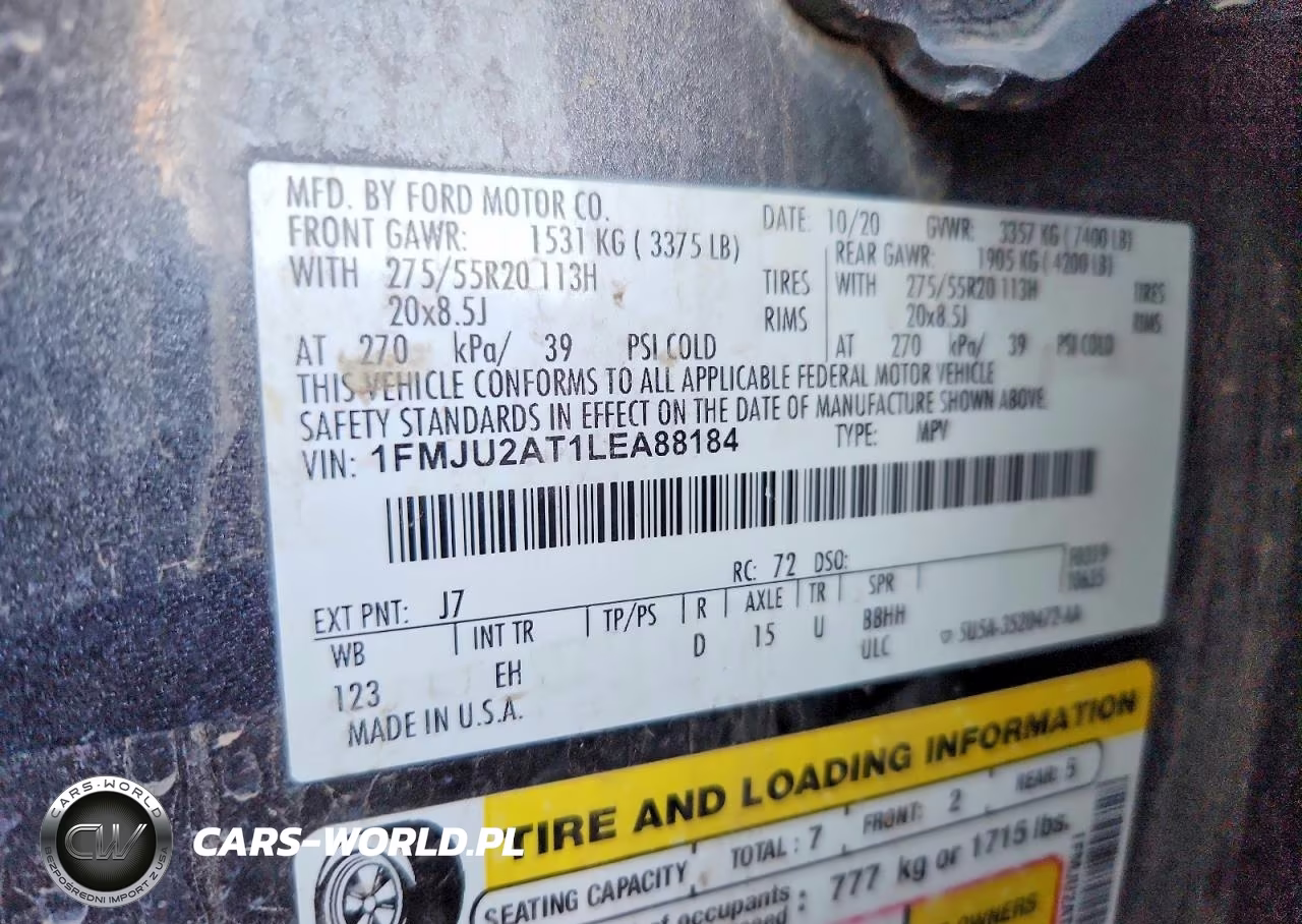 2020 Ford Expedition Limited VIN:1FMJU2AT1LEA88184 - 13