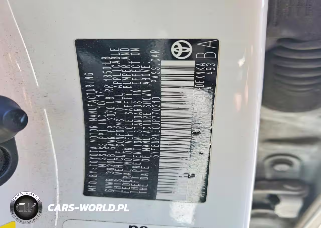 2018 Toyota Corolla L VIN:5YFBURHE0JP770210 - 12