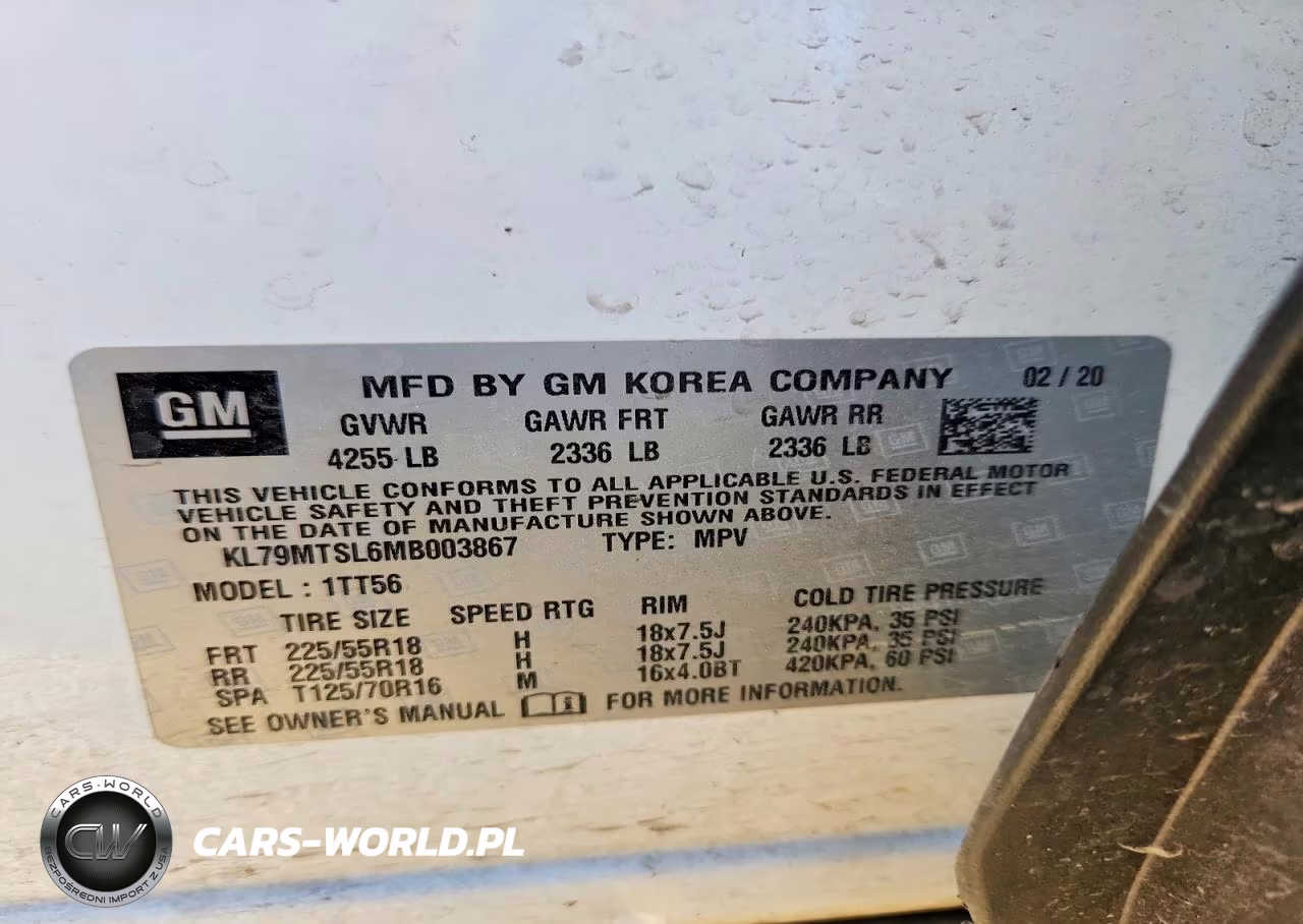 2021 Chevrolet Trailblazer Rs VIN:KL79MTSL6MB003867 - 12