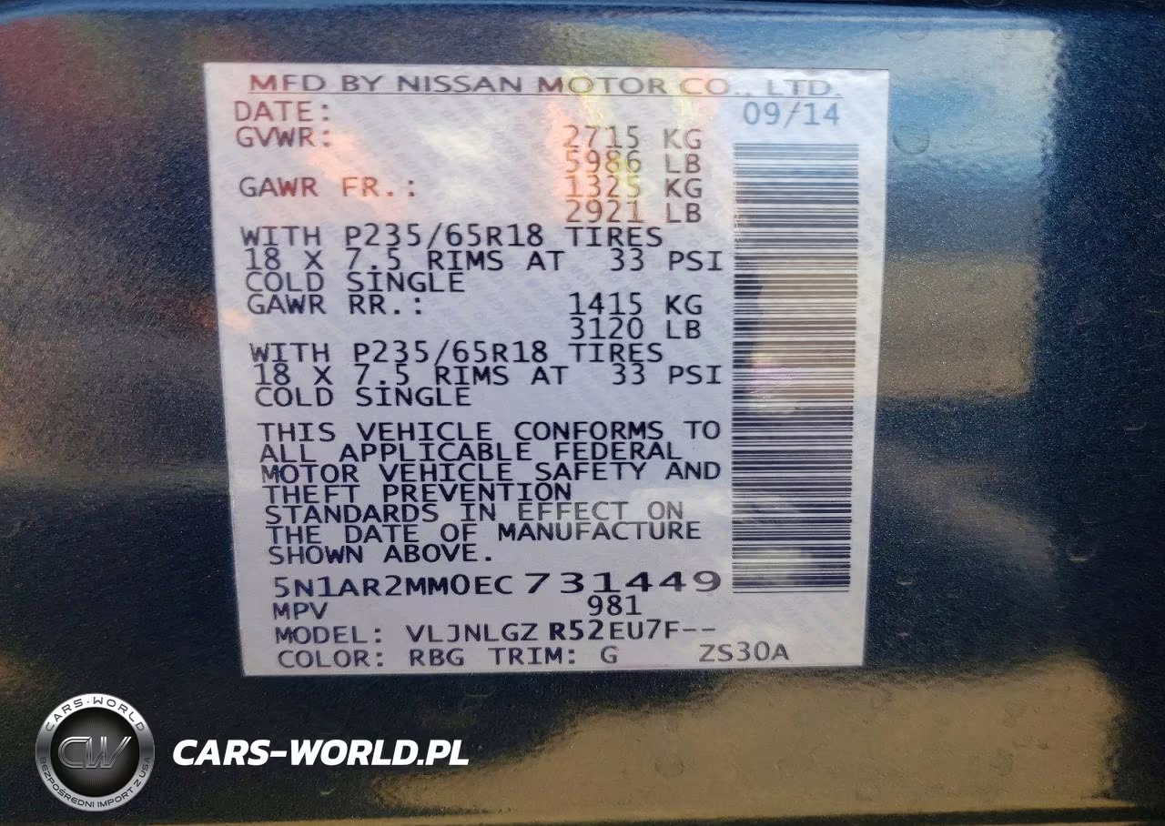 2014 Nissan Pathfinder S VIN:5N1AR2MM0EC731449 - 13