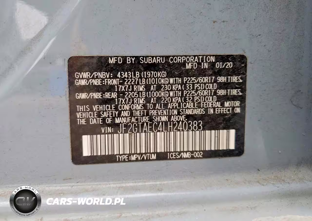 2020 Subaru Crosstrek Premium VIN:JF2GTAEC4LH240383 - 12