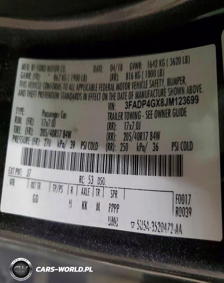 2018 Ford Fiesta St VIN:3FADP4GX8JM123699 - 12
