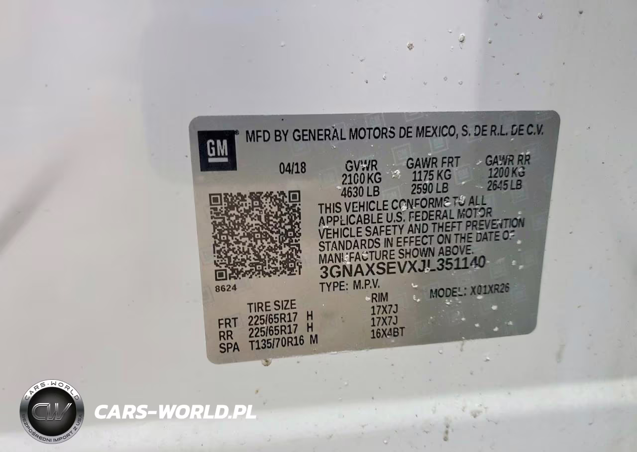 2018 Chevrolet Equinox Lt VIN:3GNAXSEVXJL351140 - 13
