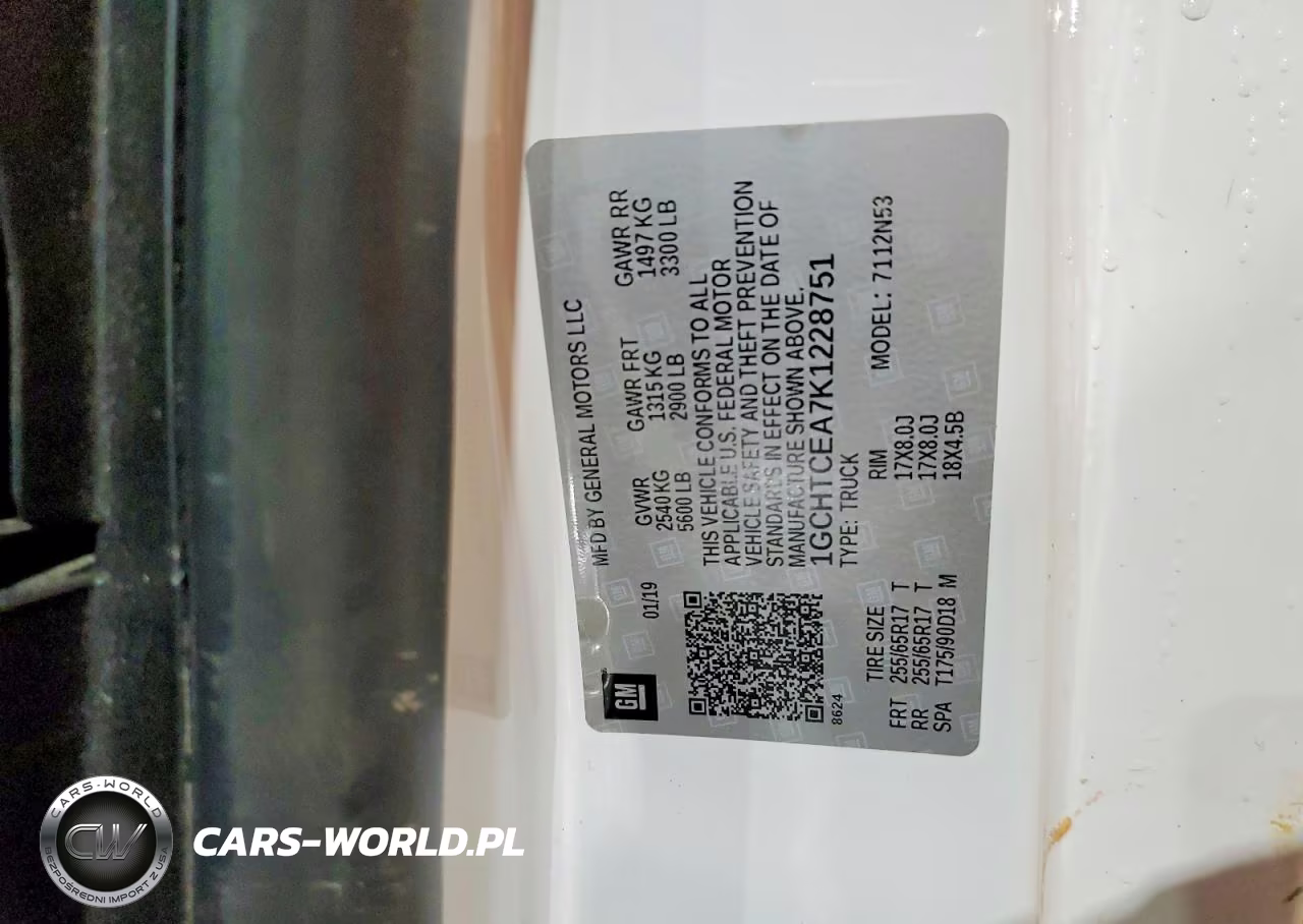 2019 Chevrolet Colorado Lt VIN:1GCHTCEA7K1228751 - 12
