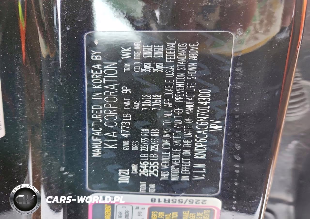 2022 Kia Sportage Nightfall VIN:KNDP6CAC6N7014300 - 12