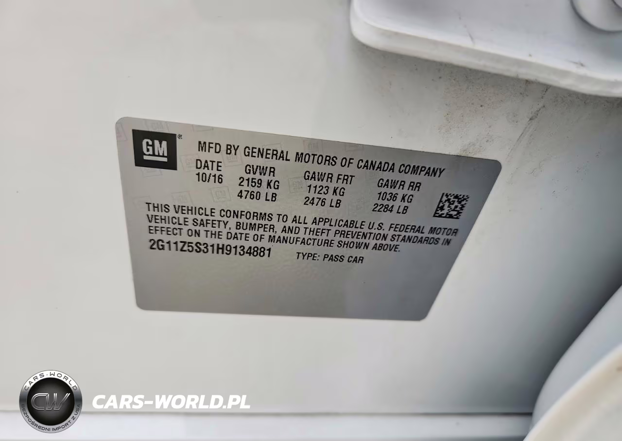 2017 Chevrolet Impala Ls VIN:2G11Z5S31H9134881 - 12