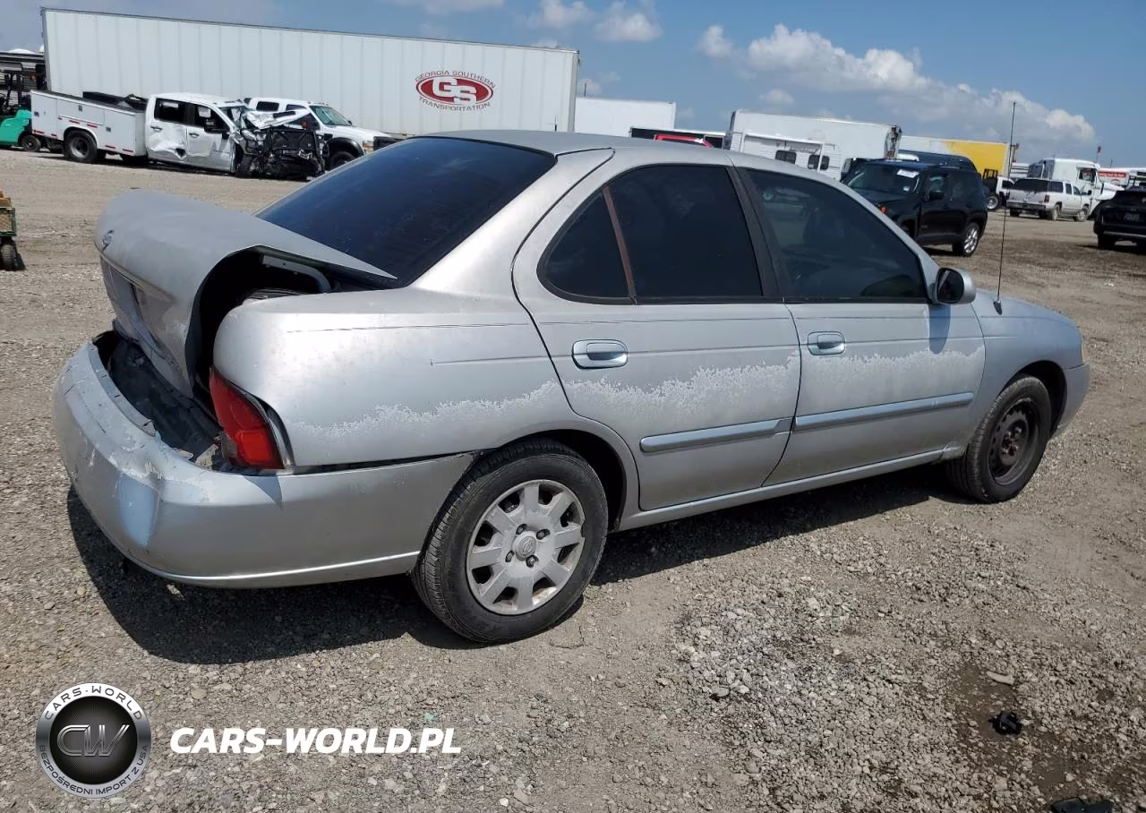 2002 Nissan Sentra Xe VIN:3N1CB51D02L588786 - 3