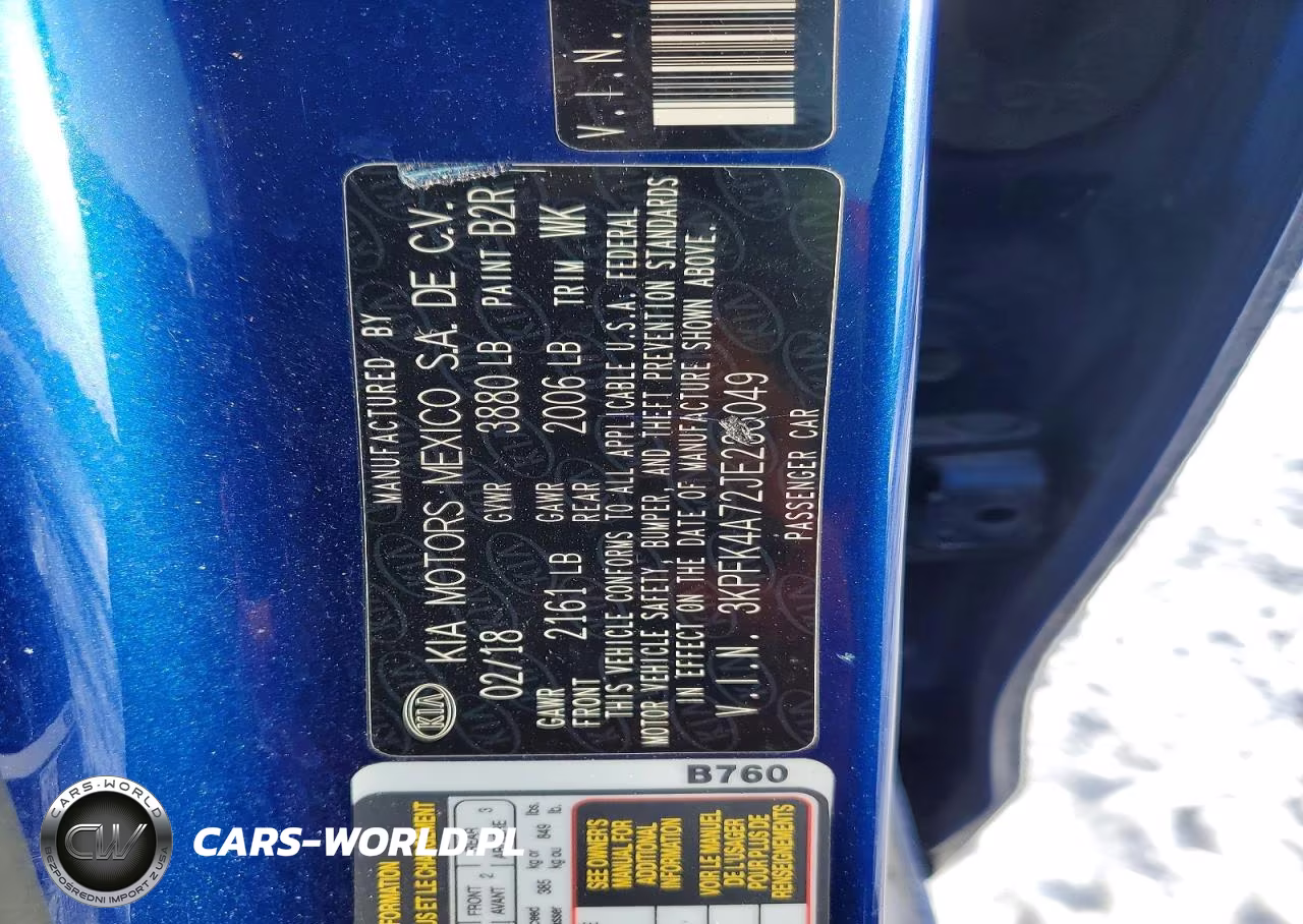 2018 Kia Forte VIN:3KPFK4A72JE236049 - 12