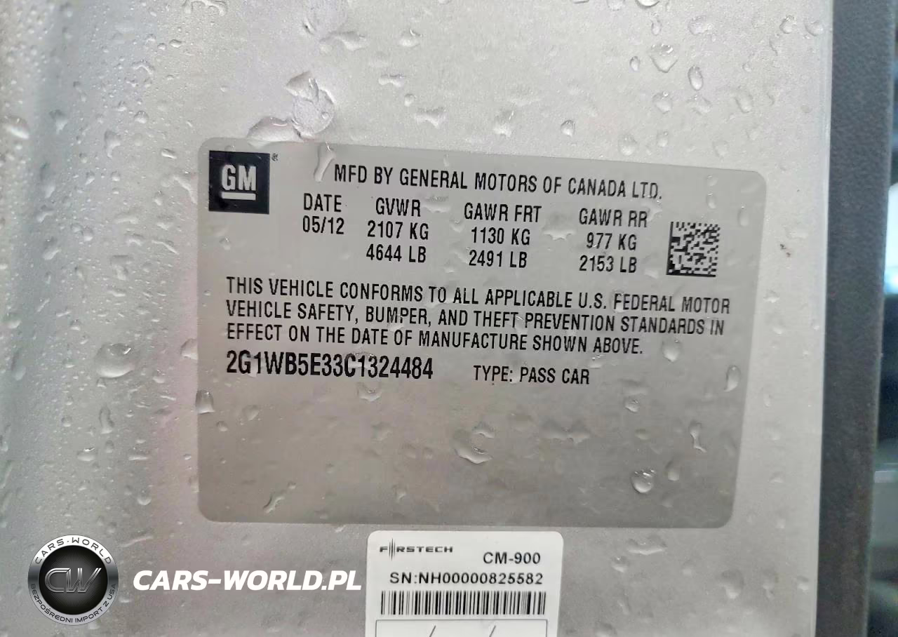 2012 Chevrolet Impala Lt VIN:2G1WB5E33C1324484 - 12