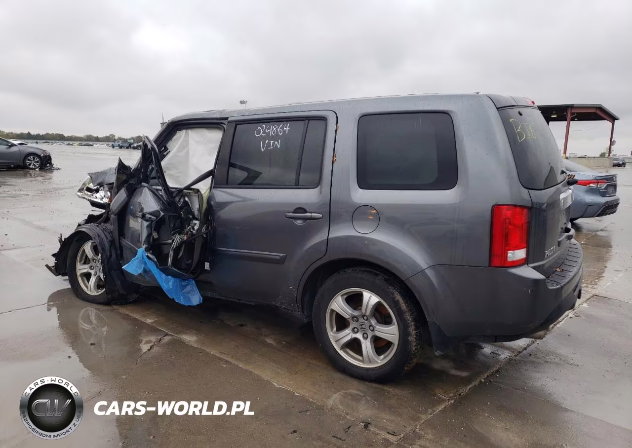 2012 Honda Pilot Exl VIN:5FNYF4H52CB024864 - 2