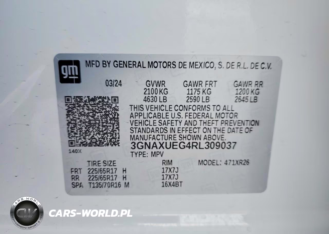 2024 Chevrolet Equinox Lt VIN:3GNAXUEG4RL309037 - 13