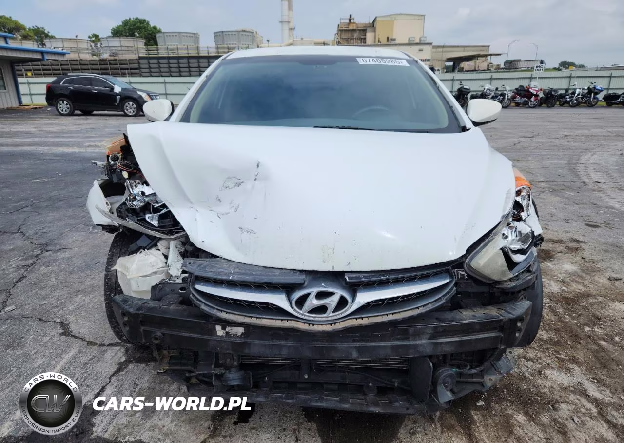 2013 Hyundai Elantra Gls VIN:5NPDH4AE4DH372767 - 5