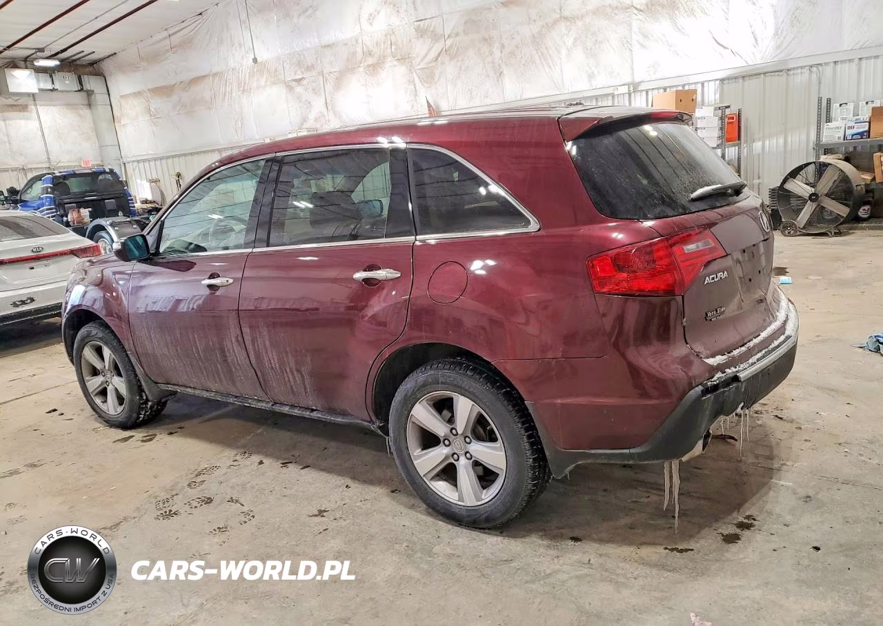 2012 Acura Mdx VIN:2HNYD2H2XCH539261 - 2