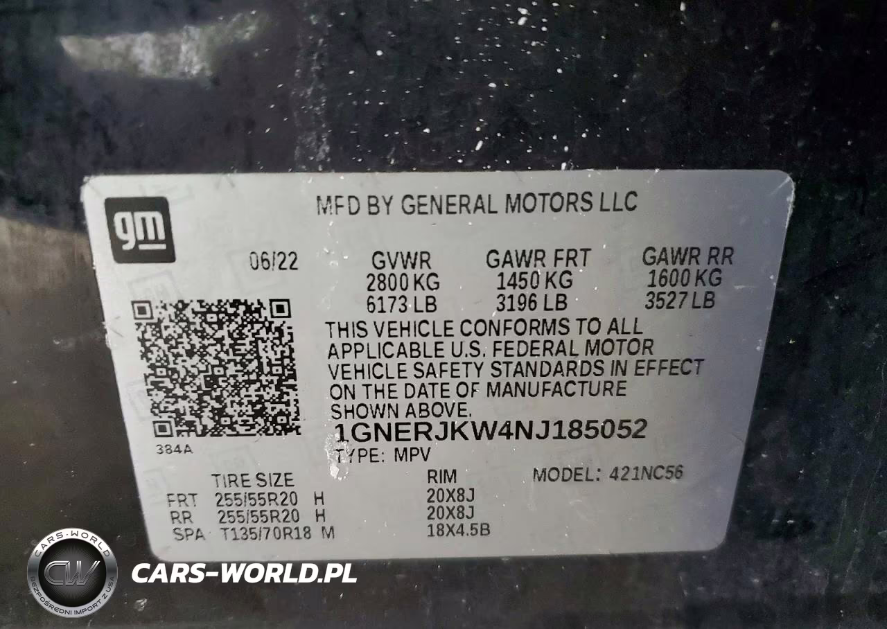 2022 Chevrolet Traverse Rs VIN:1GNERJKW4NJ185052 - 13