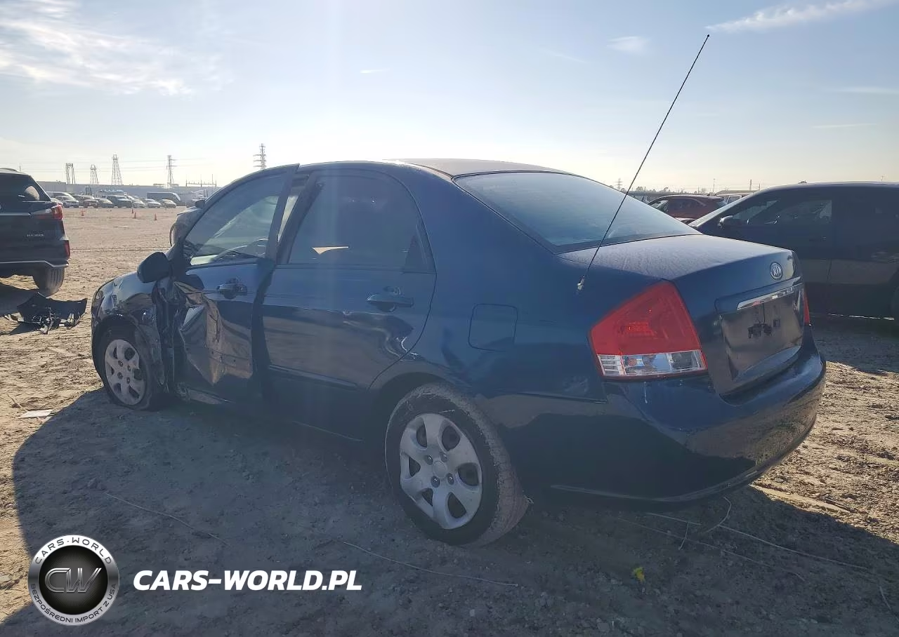 2008 Kia Spectra Lx VIN:KNAFE122885550509 - 2
