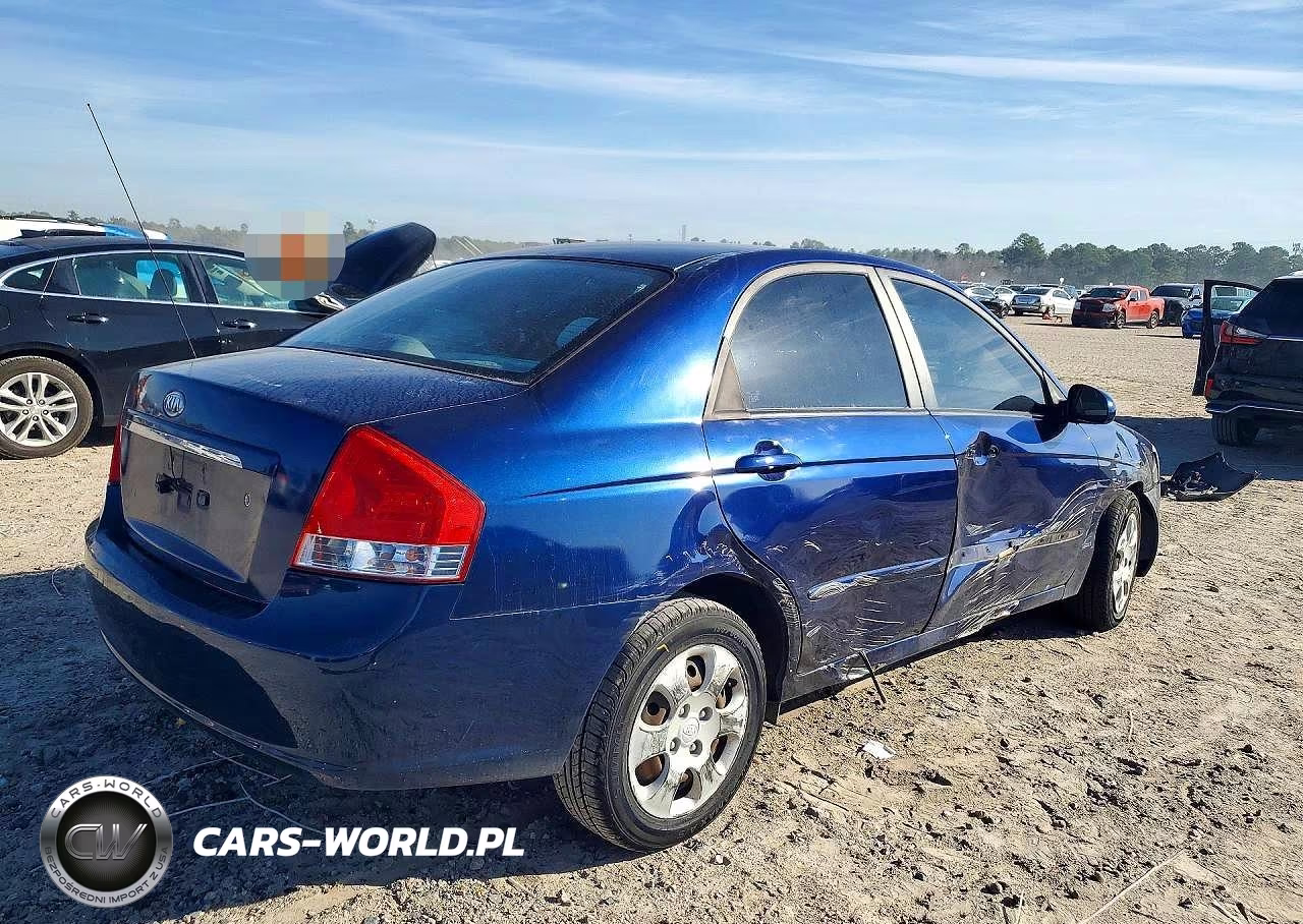 2008 Kia Spectra Lx VIN:KNAFE122885550509 - 3