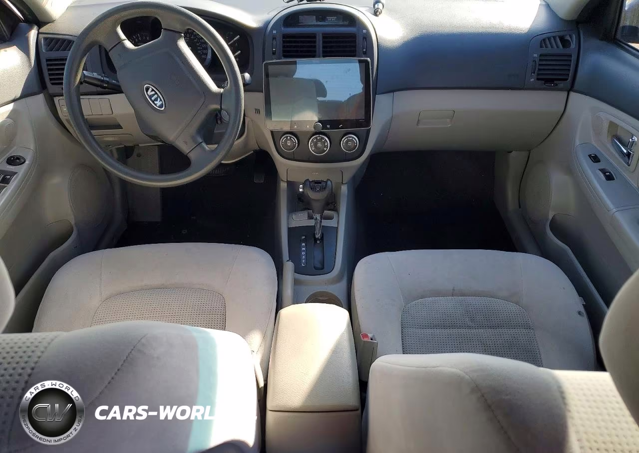 2008 Kia Spectra Lx VIN:KNAFE122885550509 - 8