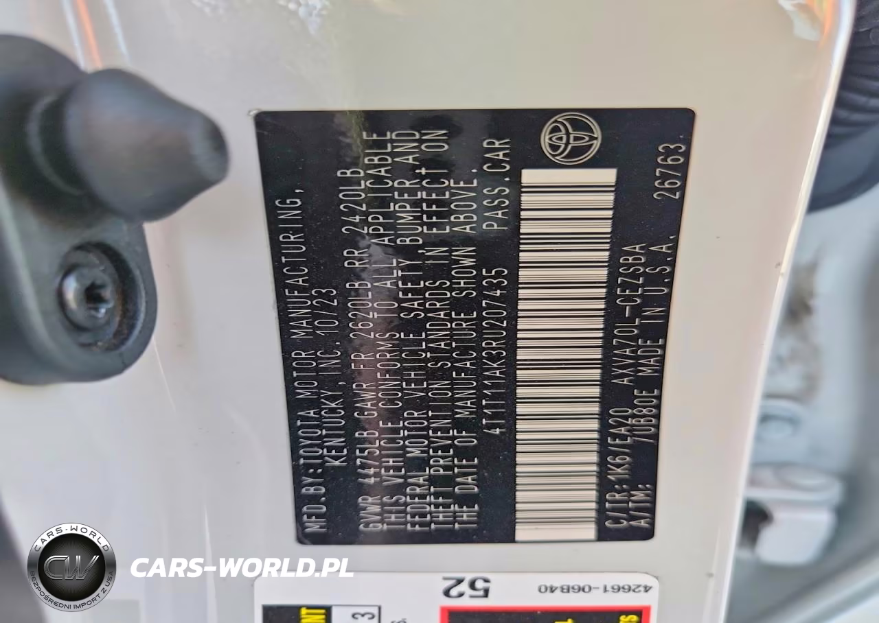2024 Toyota Camry Se VIN:4T1T11AK3RU207435 - 12