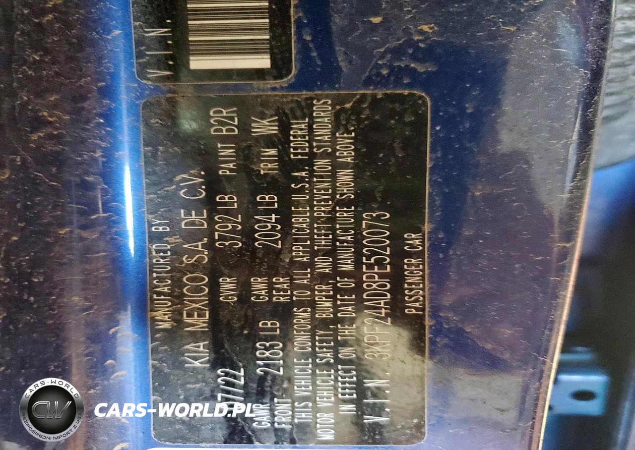 2023 Kia Forte Lxs VIN:3KPF24AD8PE520073 - 13